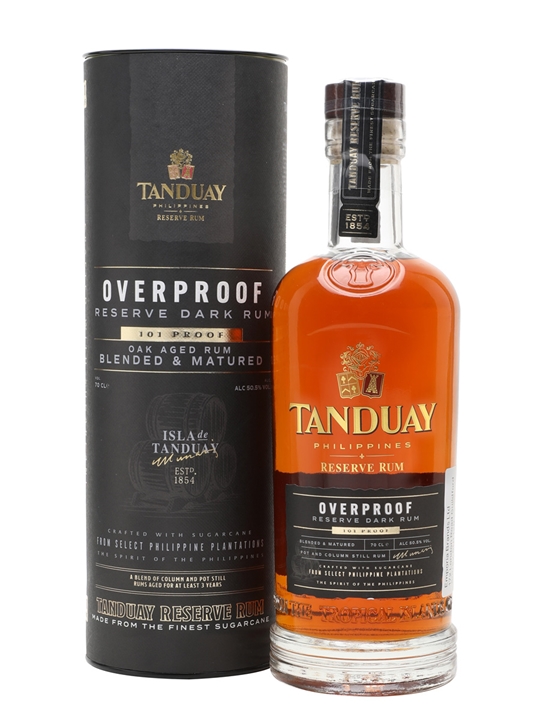 Tanduay Overproof Reserve Dark Rum