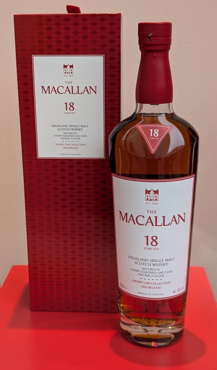 The Macallan - Sherry Oak 18 Years Old, 2025 Release