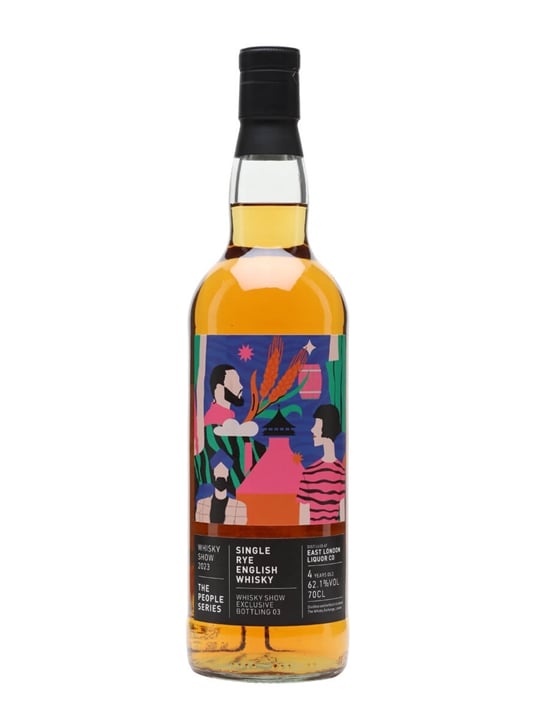 East London Liquor Co Single Rye Whisky