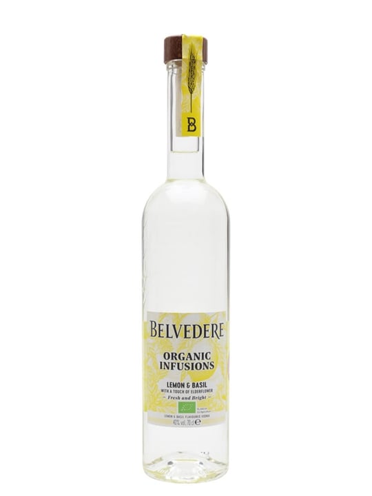 Belvedere Organic Infusions Lemon and Basil Vodka