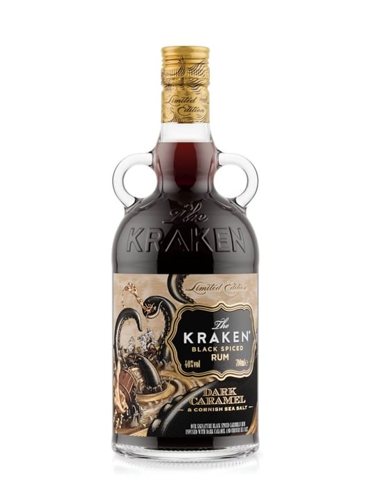 Kraken Black Dark Caramel and Cornish Sea Salt Spiced Rum